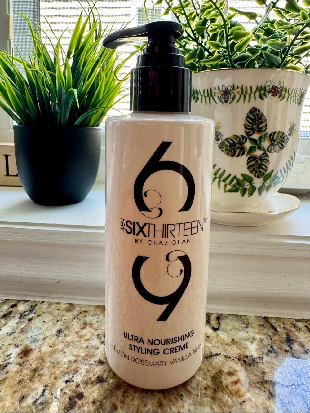 WEN SixThirteen Ultra Nourishing Styling Creme - White Bottle with Black Pump